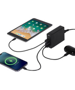 ADAPT PD-Powerstation aus recyceltem Kunststoff, 72W schwarz 13 12433090 E2