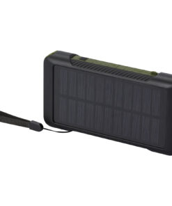 Soldy 10.000 mAh Solardynamo-Powerbank aus recyceltem GRS Kunststoff