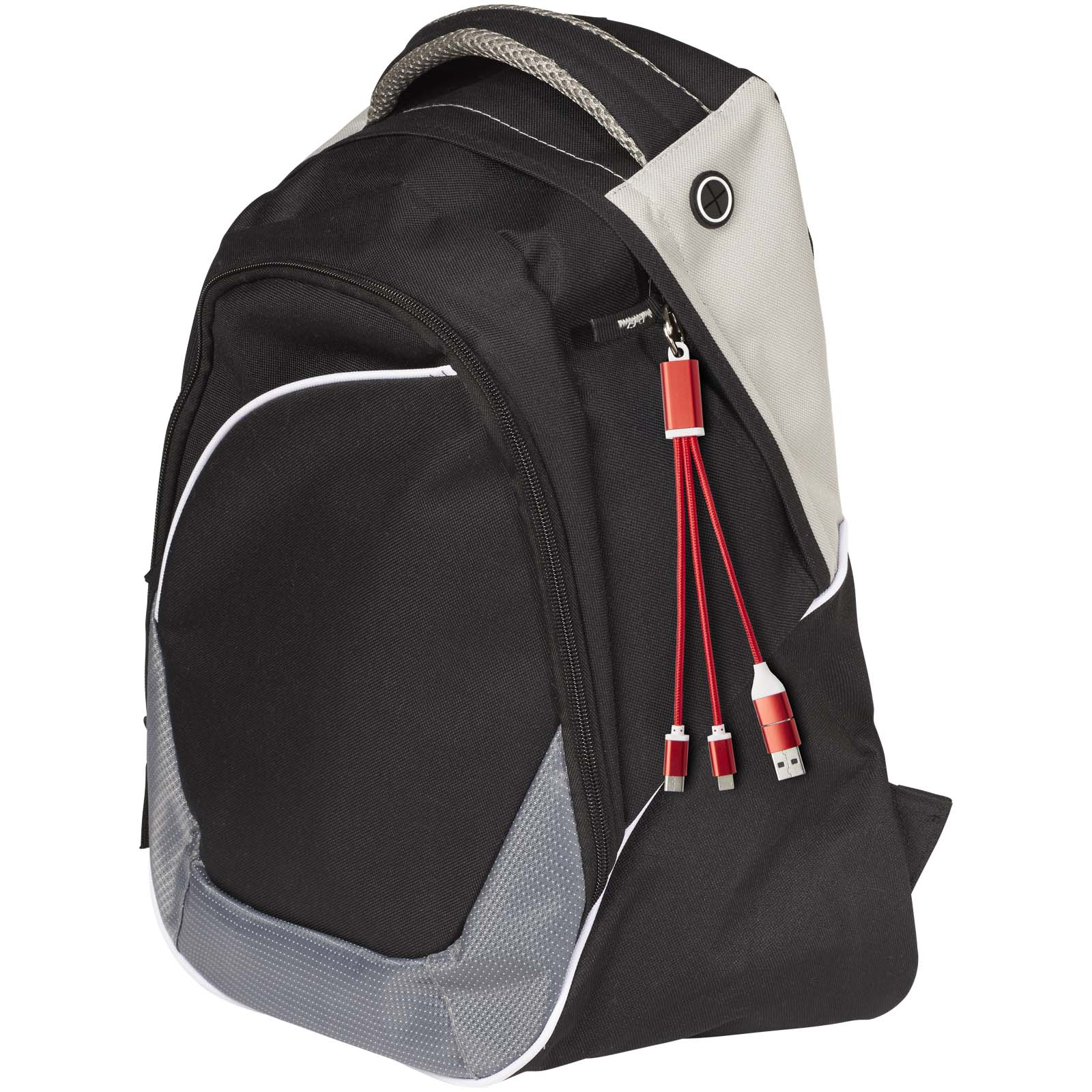 Metal 4-in-1 Ladekabel aus recyceltem Aluminium mit Schlüsselanhänger 6 Metal 4-in-1 Ladekabel aus recyceltem Aluminium mit Schlüsselanhänger – Bild 4