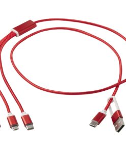 Versatile 5-in-1 Ladekabel aus recyceltem Aluminium 11 12438621 E3