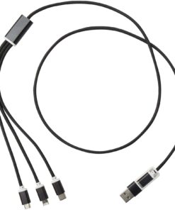 Alternative view of Versatile 5-in-1 Ladekabel aus recyceltem Aluminium