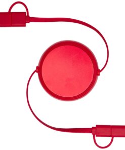 Alternative view of Alasia 100 cm 5-in-1 Kabel aus recyceltem Kunststoff und Aluminium, einziehbar, für Datenübertragung und mit 45W Schnellladun