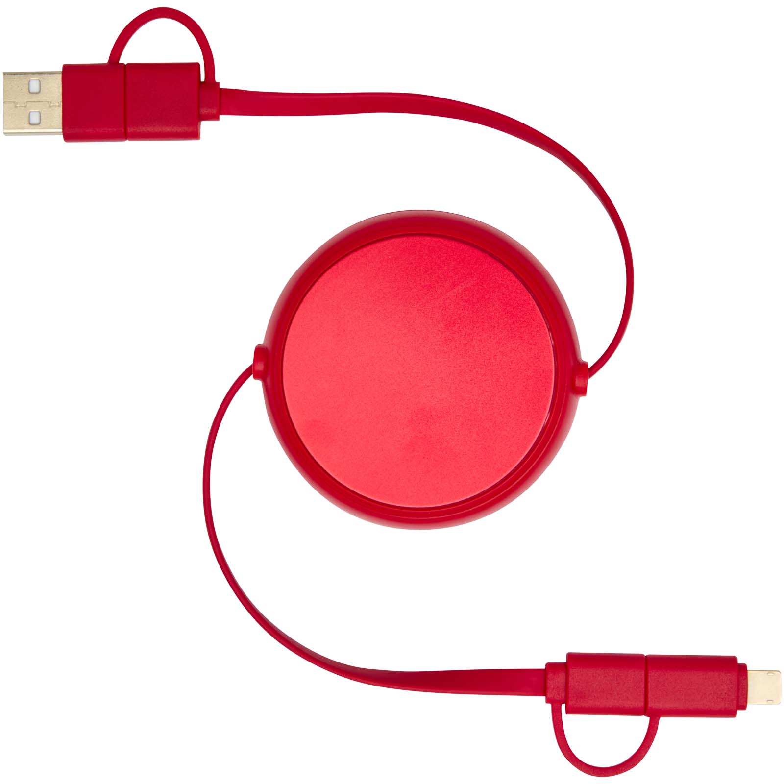 Alasia 100 cm 5-in-1 Kabel aus recyceltem Kunststoff und Aluminium, einziehbar, für Datenübertragung und mit 45W Schnellladun 4 Alasia 100 cm 5-in-1 Kabel aus recyceltem Kunststoff und Aluminium, einziehbar, für Datenübertragung und mit 45W Schnellladun – Bild 2