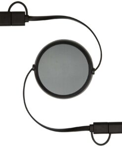 Alternative view of Alasia 100 cm 5-in-1 Kabel aus recyceltem Kunststoff und Aluminium, einziehbar, für Datenübertragung und mit 45W Schnellladun