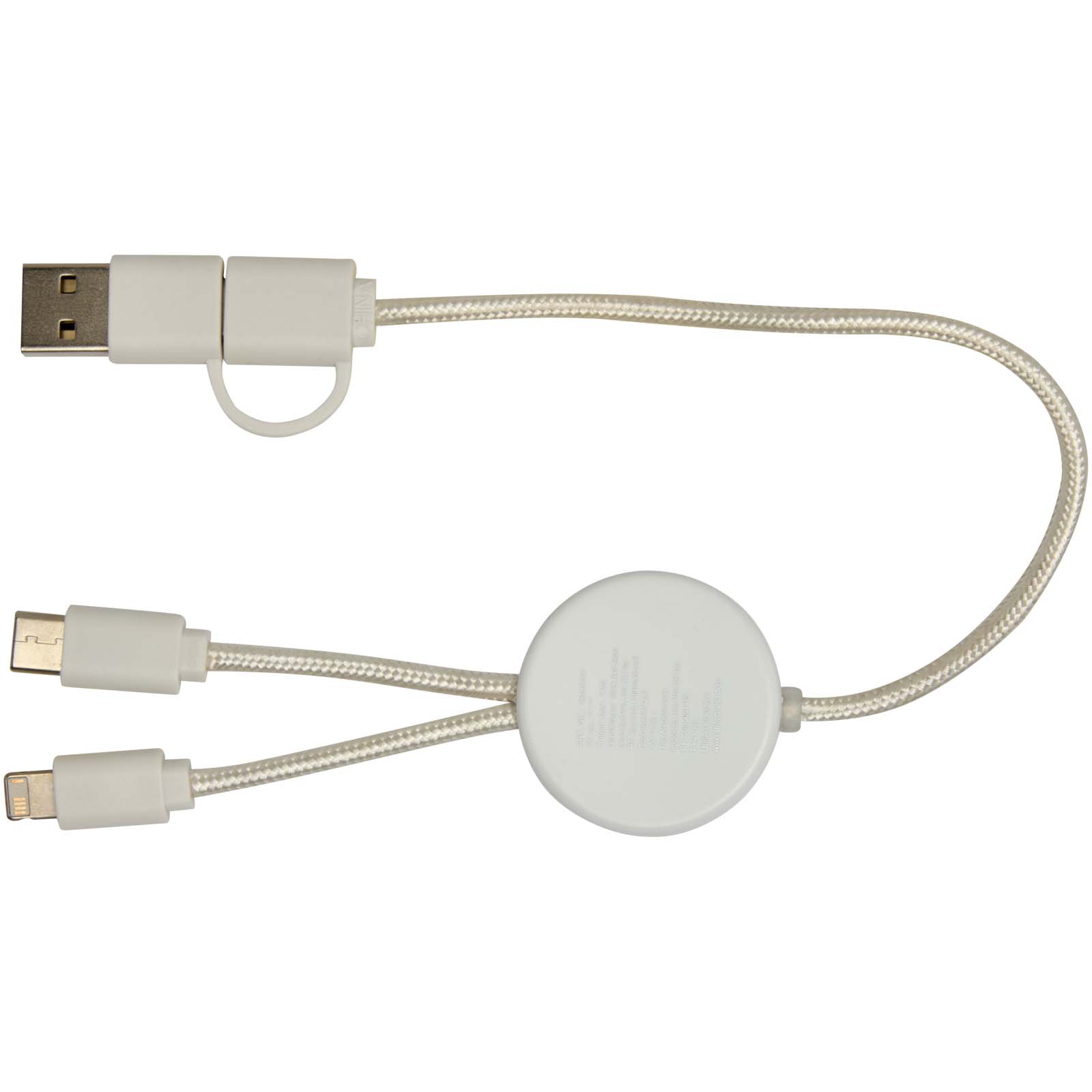 Chechia 30 cm 5-in-1 Kabel aus recyceltem Kunststoff für Datenübertragung und 27W Schnellladung mit Bambusdetails 5 Chechia 30 cm 5-in-1 Kabel aus recyceltem Kunststoff für Datenübertragung und 27W Schnellladung mit Bambusdetails – Bild 3