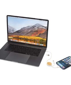 Chechia 30 cm 5-in-1 Kabel aus recyceltem Kunststoff für Datenübertragung und 27W Schnellladung mit Bambusdetails 14 12442101 E3