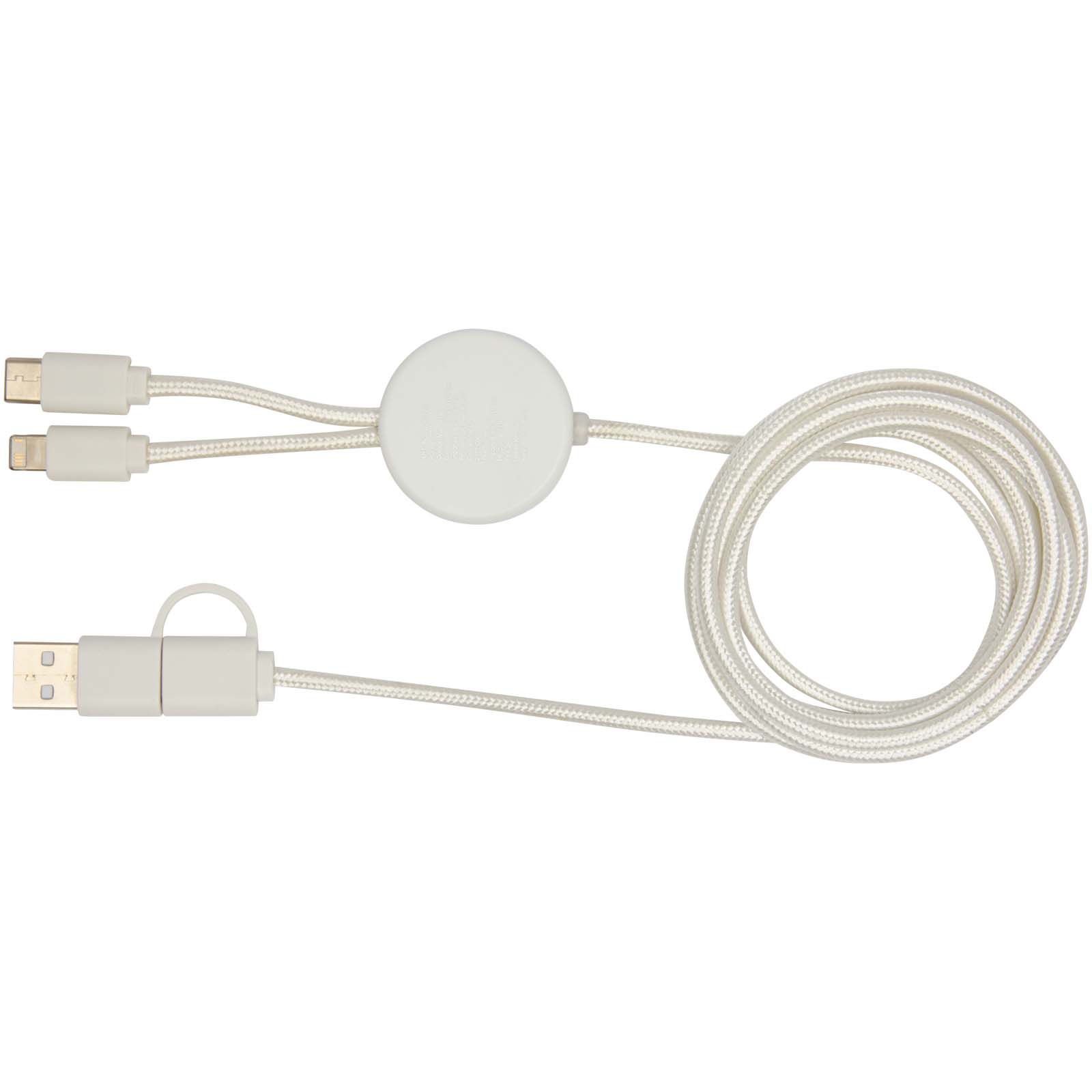 Chechia 150 cm 5-in-1 Kabel aus recyceltem Kunststoff für Datenübertragung und 27W Schnellladung mit Bambusdetails 5 Chechia 150 cm 5-in-1 Kabel aus recyceltem Kunststoff für Datenübertragung und 27W Schnellladung mit Bambusdetails – Bild 3