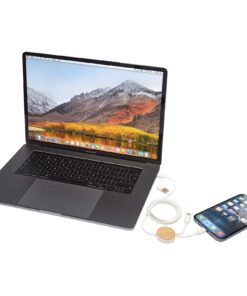 Chechia 150 cm 5-in-1 Kabel aus recyceltem Kunststoff für Datenübertragung und 27W Schnellladung mit Bambusdetails 14 12442201 E3