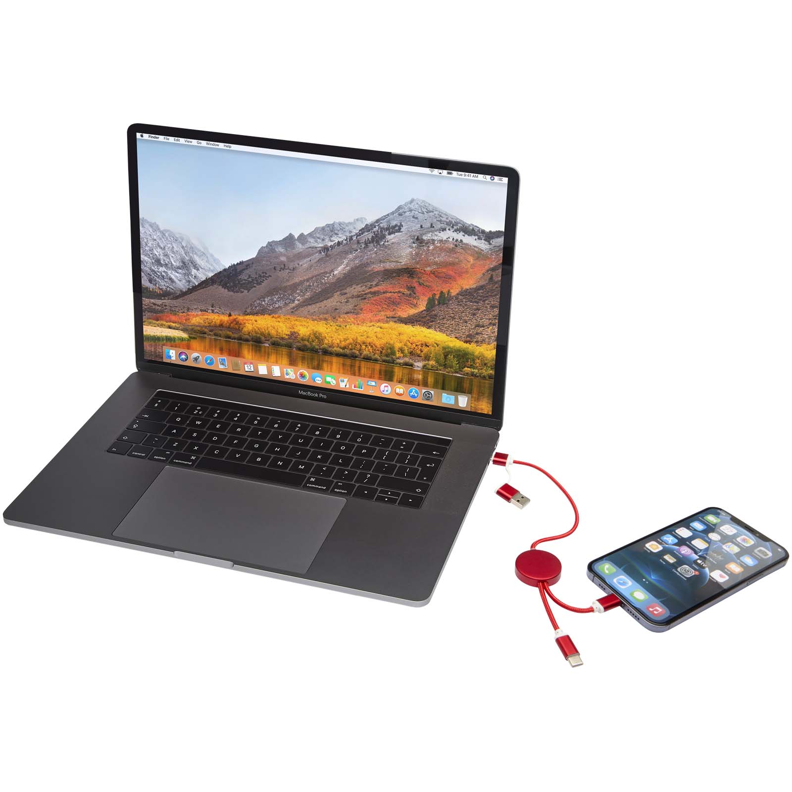 Alasia 30 cm 5-in-1 Kabel aus recyceltem Kunststoff für Datenübertragung und 27W Schnellladung 8 Alasia 30 cm 5-in-1 Kabel aus recyceltem Kunststoff für Datenübertragung und 27W Schnellladung – Bild 6