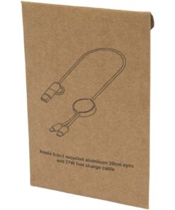 Alasia 30 cm 5-in-1 Kabel aus recyceltem Kunststoff für Datenübertragung und 27W Schnellladung 15 12442421 P1