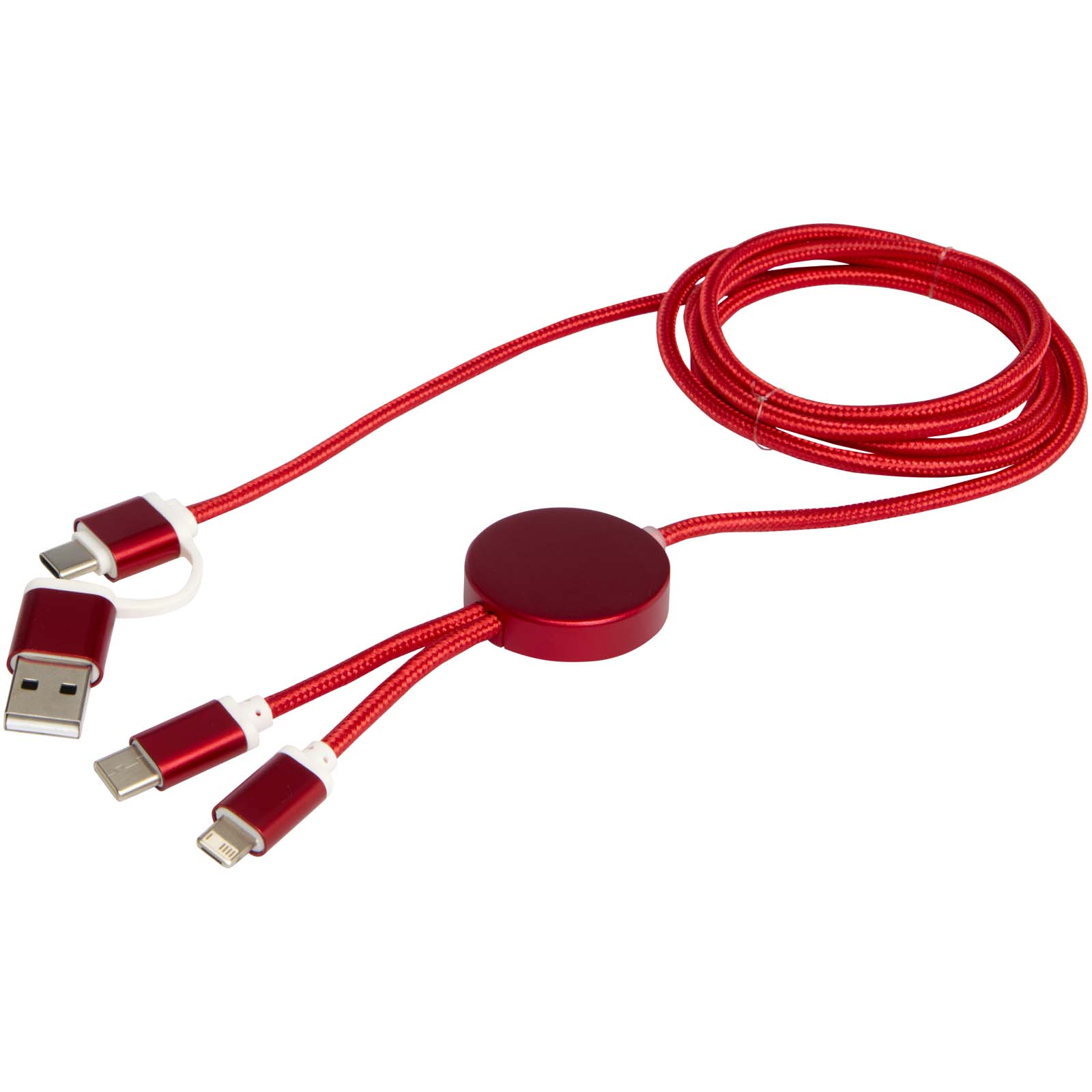 Alasia 150 cm 5-in-1 Kabel aus recyceltem Kunststoff für Datenübertragung und 27W Schnellladung 7 Alasia 150 cm 5-in-1 Kabel aus recyceltem Kunststoff für Datenübertragung und 27W Schnellladung – Bild 5