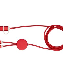 Alternative view of Alasia 150 cm 5-in-1 Kabel aus recyceltem Kunststoff für Datenübertragung und 27W Schnellladung
