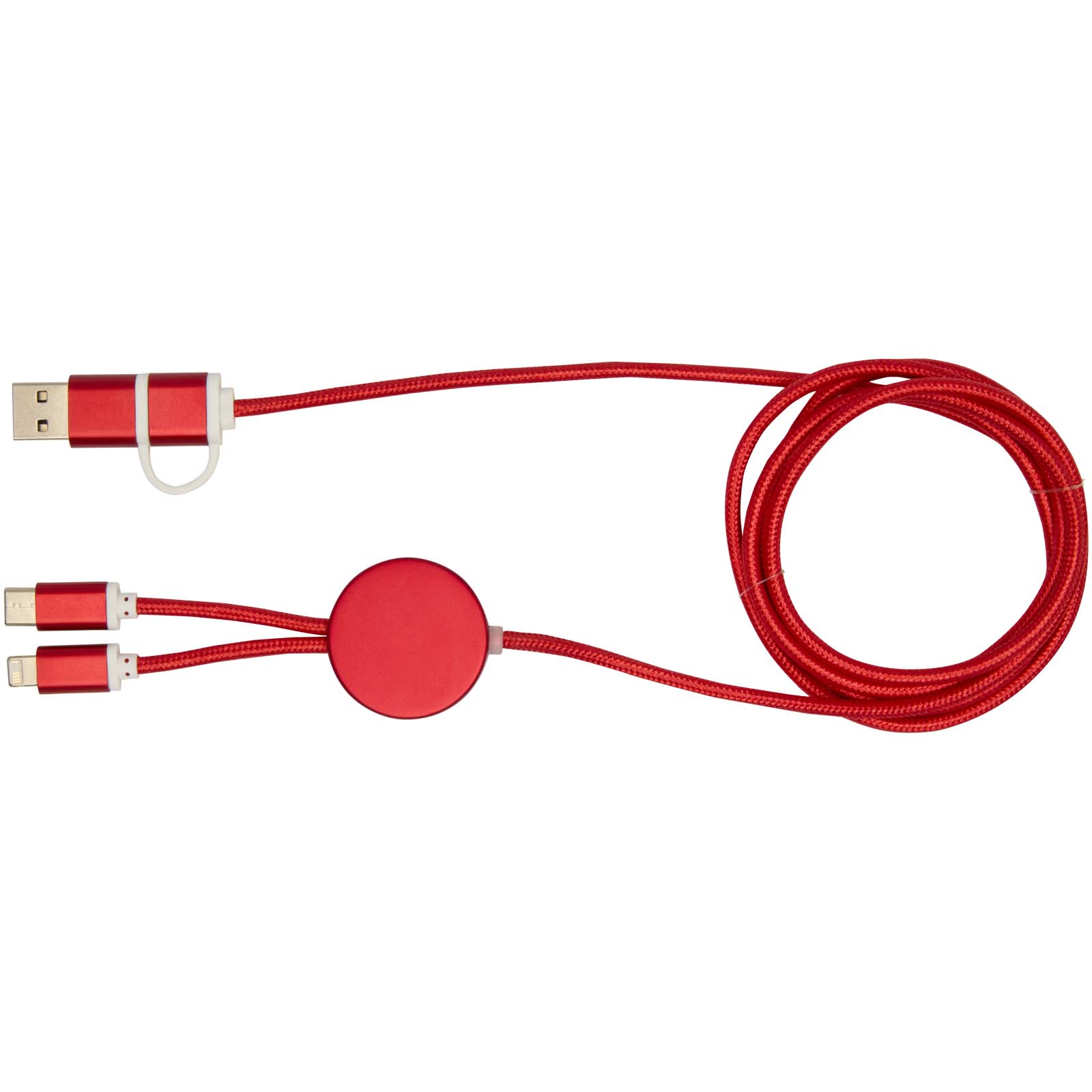 Alasia 150 cm 5-in-1 Kabel aus recyceltem Kunststoff für Datenübertragung und 27W Schnellladung 4 Alasia 150 cm 5-in-1 Kabel aus recyceltem Kunststoff für Datenübertragung und 27W Schnellladung – Bild 2