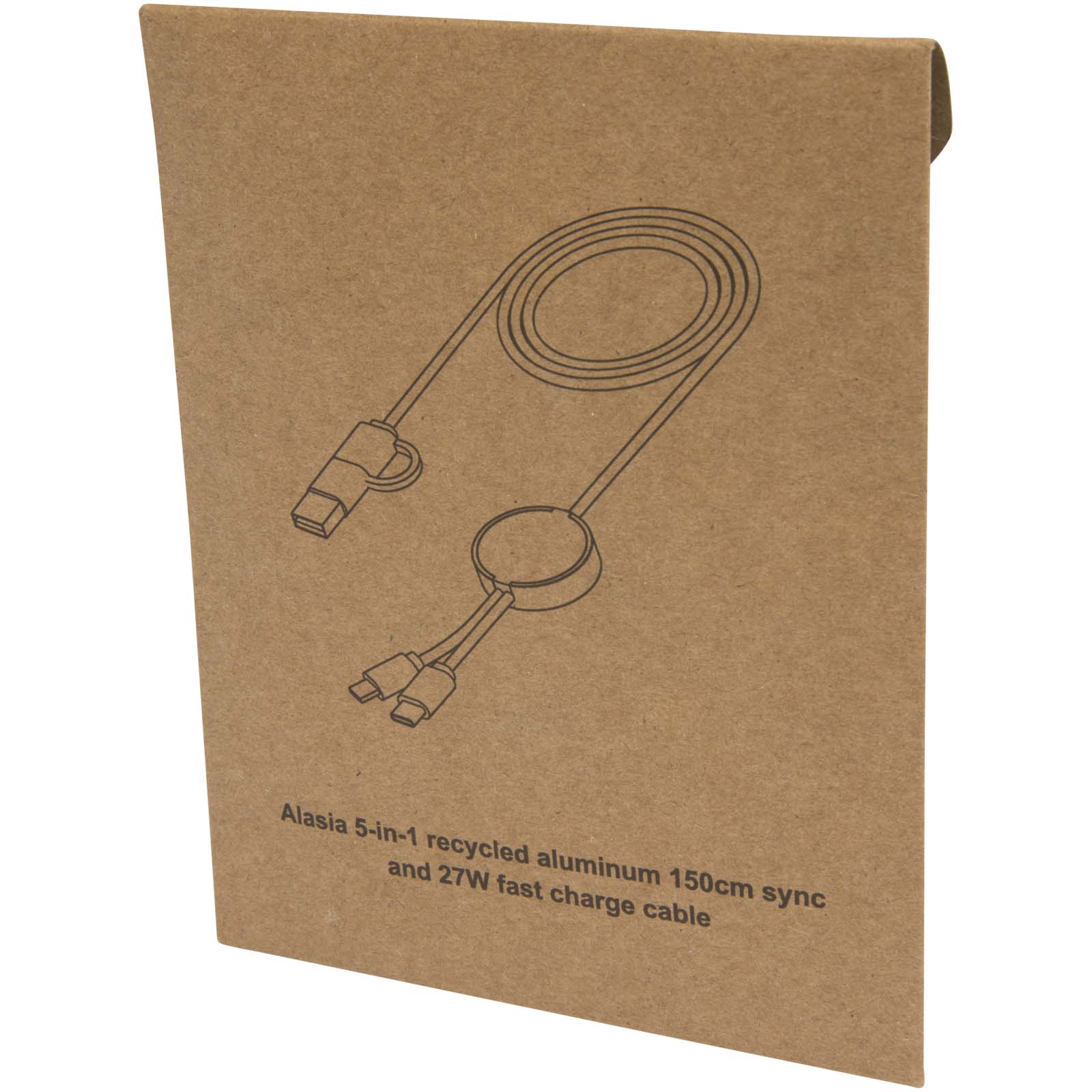 Alasia 150 cm 5-in-1 Kabel aus recyceltem Kunststoff für Datenübertragung und 27W Schnellladung 9 Alasia 150 cm 5-in-1 Kabel aus recyceltem Kunststoff für Datenübertragung und 27W Schnellladung – Bild 7