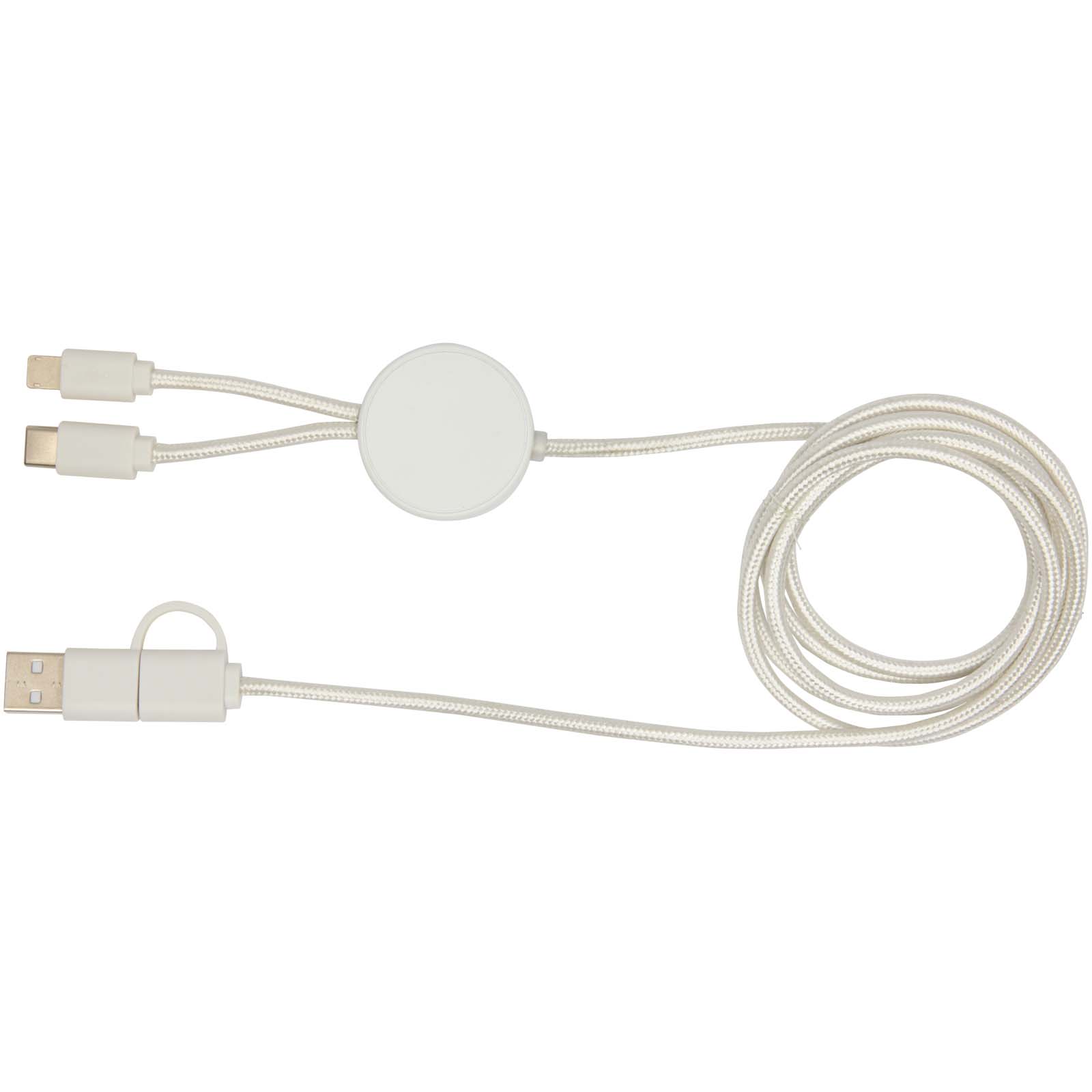 Citala 150 cm 5-in-1 Kabel aus recyceltem Kunststoff für Datenübertragung und 27W Schnellladung 5 Citala 150 cm 5-in-1 Kabel aus recyceltem Kunststoff für Datenübertragung und 27W Schnellladung – Bild 3