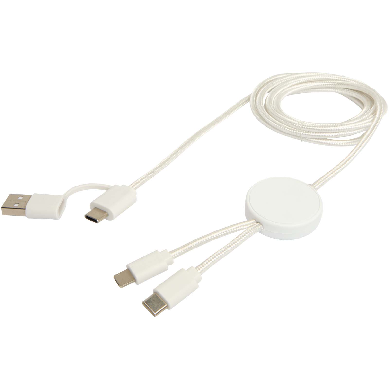 Citala 150 cm 5-in-1 Kabel aus recyceltem Kunststoff für Datenübertragung und 27W Schnellladung 7 Citala 150 cm 5-in-1 Kabel aus recyceltem Kunststoff für Datenübertragung und 27W Schnellladung – Bild 5