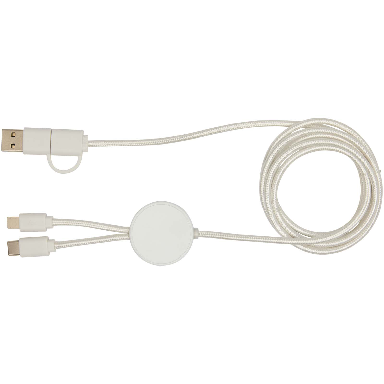 Citala 150 cm 5-in-1 Kabel aus recyceltem Kunststoff für Datenübertragung und 27W Schnellladung 4 Citala 150 cm 5-in-1 Kabel aus recyceltem Kunststoff für Datenübertragung und 27W Schnellladung – Bild 2