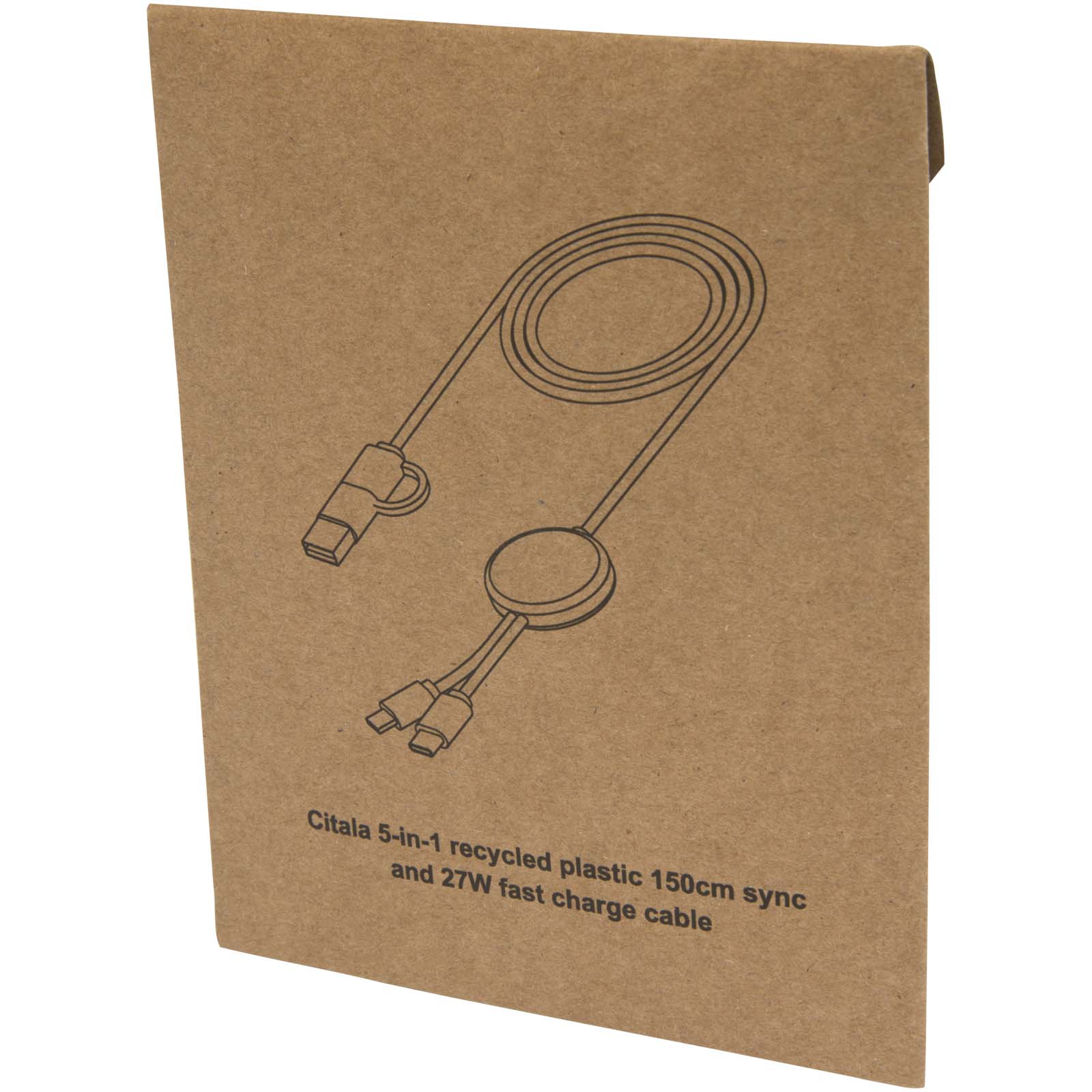 Citala 150 cm 5-in-1 Kabel aus recyceltem Kunststoff für Datenübertragung und 27W Schnellladung 9 Citala 150 cm 5-in-1 Kabel aus recyceltem Kunststoff für Datenübertragung und 27W Schnellladung – Bild 7