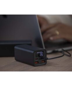 Acamar 70 W 20.000 mAh Laptop Powerbank aus recyceltem Aluminium schwarz 19 12444090 M1