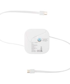 Gloas Aufrollbares 5 in 1 Kabel aus Recyclingmaterial mit Datensynchronisierung und 100 W Schnellladefunktion sowie Smartphon 11 12444801 B1