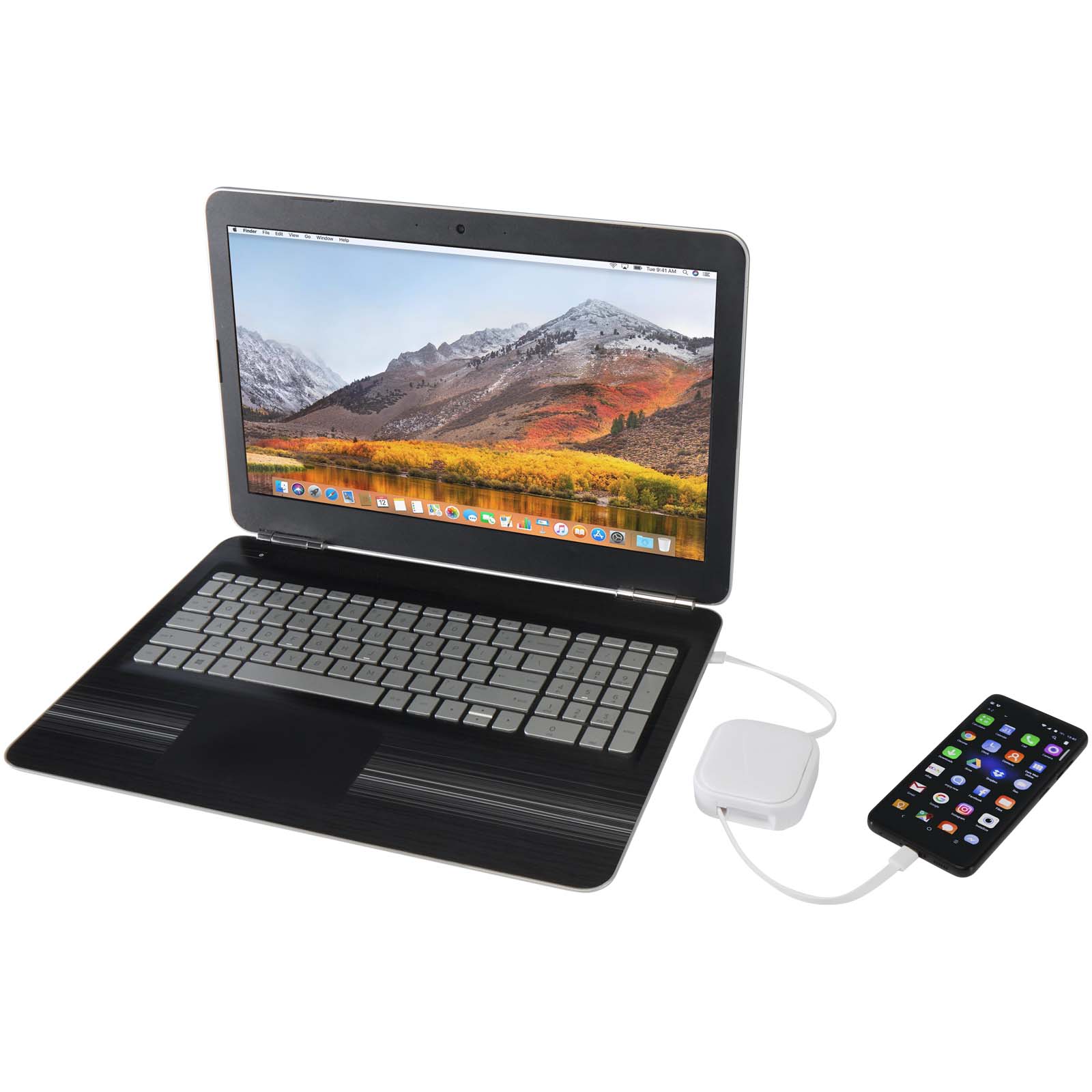 Gloas Aufrollbares 5 in 1 Kabel aus Recyclingmaterial mit Datensynchronisierung und 100 W Schnellladefunktion sowie Smartphon 8 Gloas Aufrollbares 5 in 1 Kabel aus Recyclingmaterial mit Datensynchronisierung und 100 W Schnellladefunktion sowie Smartphon – Bild 6