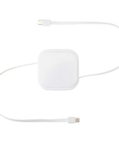 Alternative view of Gloas Aufrollbares 5 in 1 Kabel aus Recyclingmaterial mit Datensynchronisierung und 100 W Schnellladefunktion sowie Smartphon