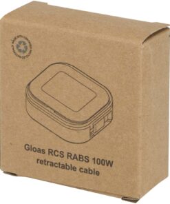 Gloas Aufrollbares 5 in 1 Kabel aus Recyclingmaterial mit Datensynchronisierung und 100 W Schnellladefunktion sowie Smartphon 15 12444801 P1