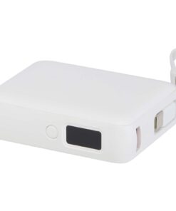 Acrux 35 W 10.000 mAh Tablet Powerbank mit integriertem Typ-C-Kabel aus recyceltem Kunststoff 13 12445001 E1