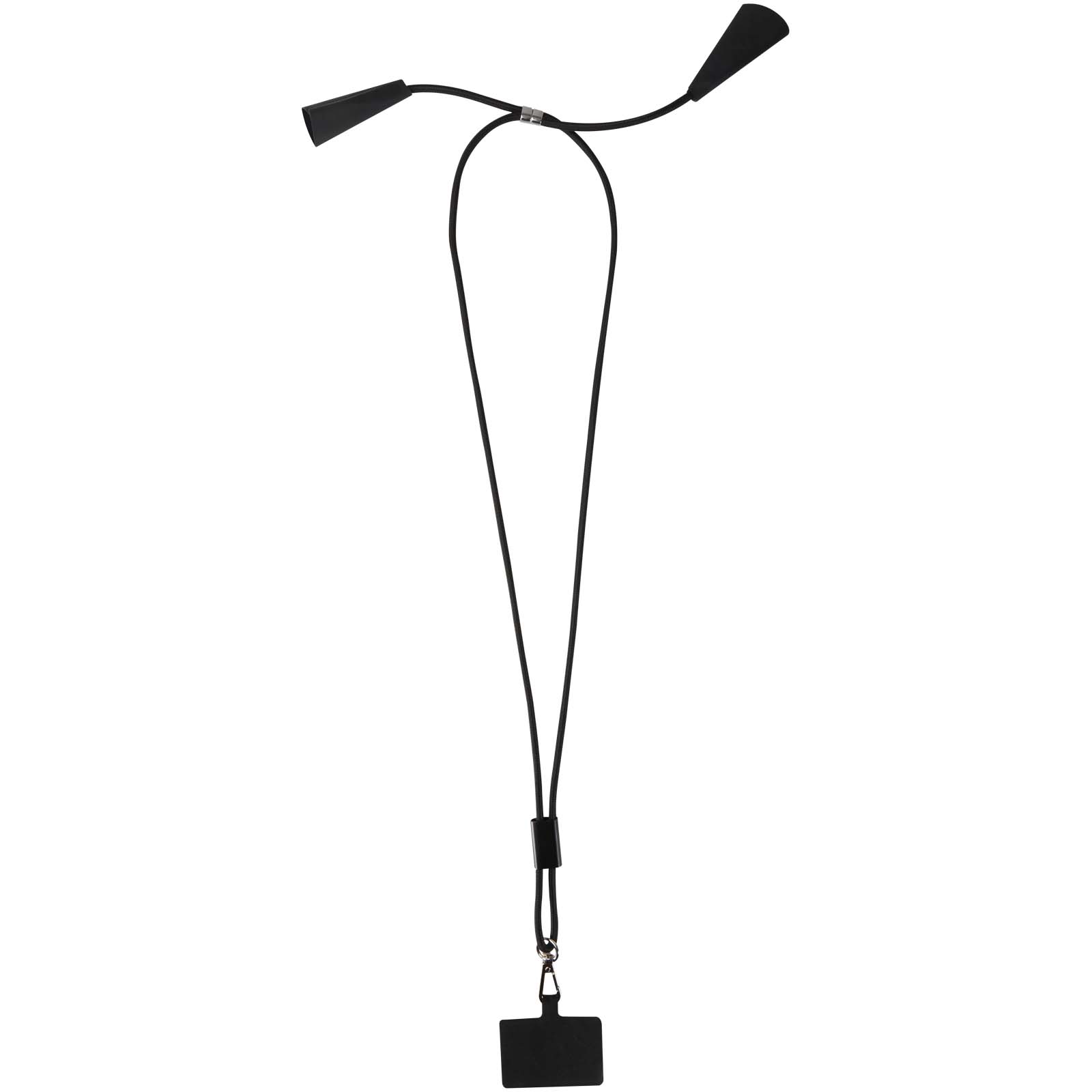 Funi 5 in 1 Lanyard Kabel aus recyceltem Kunststoff für Smartphones mit integrierter Datensynchronisierung und 100 W Schnelll schwarz 3 Funi 5 in 1 Lanyard Kabel aus recyceltem Kunststoff für Smartphones mit integrierter Datensynchronisierung und 100 W Schnelll