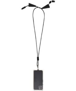 Funi 5 in 1 Lanyard Kabel aus recyceltem Kunststoff für Smartphones mit integrierter Datensynchronisierung und 100 W Schnelll schwarz 10 12445390 E1