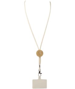 Alternative view of Adhab Smartphone Lanyard mit Bambusdetails