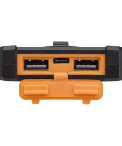 Altair 10 W 5000 mAh robuste Solar Powerbank aus recyceltem Kunststoff mit integrierter Taschenlampe schwarz 14 12447190 D1