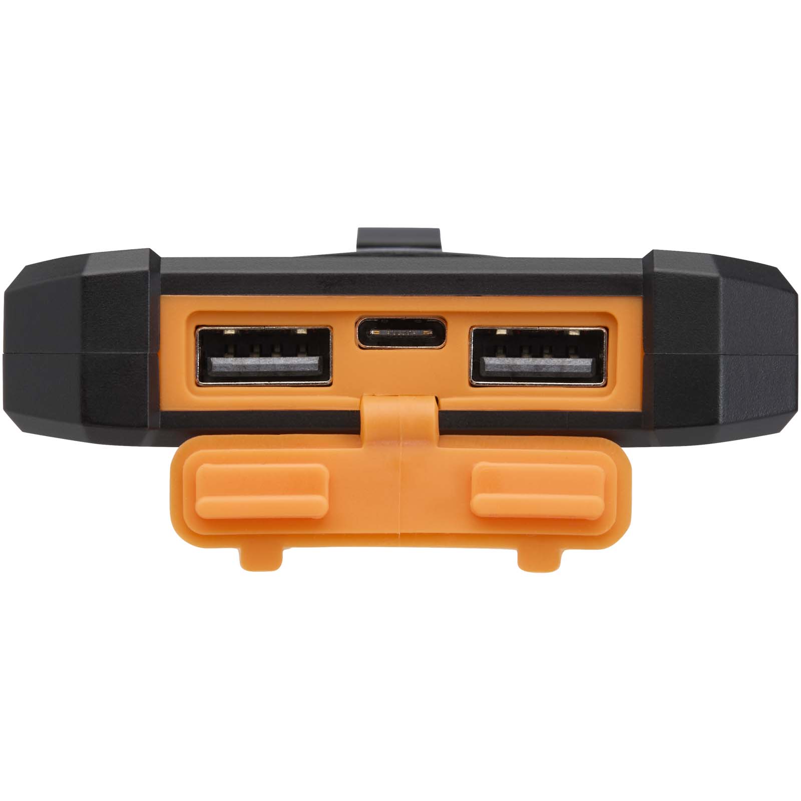 Altair 10 W 5000 mAh robuste Solar Powerbank aus recyceltem Kunststoff mit integrierter Taschenlampe schwarz 8 Altair 10 W 5000 mAh robuste Solar Powerbank aus recyceltem Kunststoff mit integrierter Taschenlampe schwarz – Bild 6