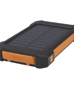 Altair 10 W 5000 mAh robuste Solar Powerbank aus recyceltem Kunststoff mit integrierter Taschenlampe schwarz 12 12447190 E1