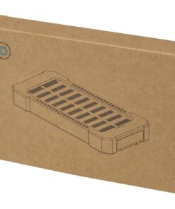 Altair 10 W 5000 mAh robuste Solar Powerbank aus recyceltem Kunststoff mit integrierter Taschenlampe schwarz 15 12447190 P1