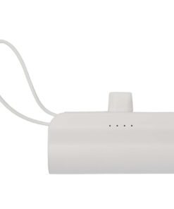 Alternative view of Alnair 10 W 5000 mAh Typ C Powerbank aus recyceltem Kunststoff mit integriertem Klappständer und 2 in 1 Kabel