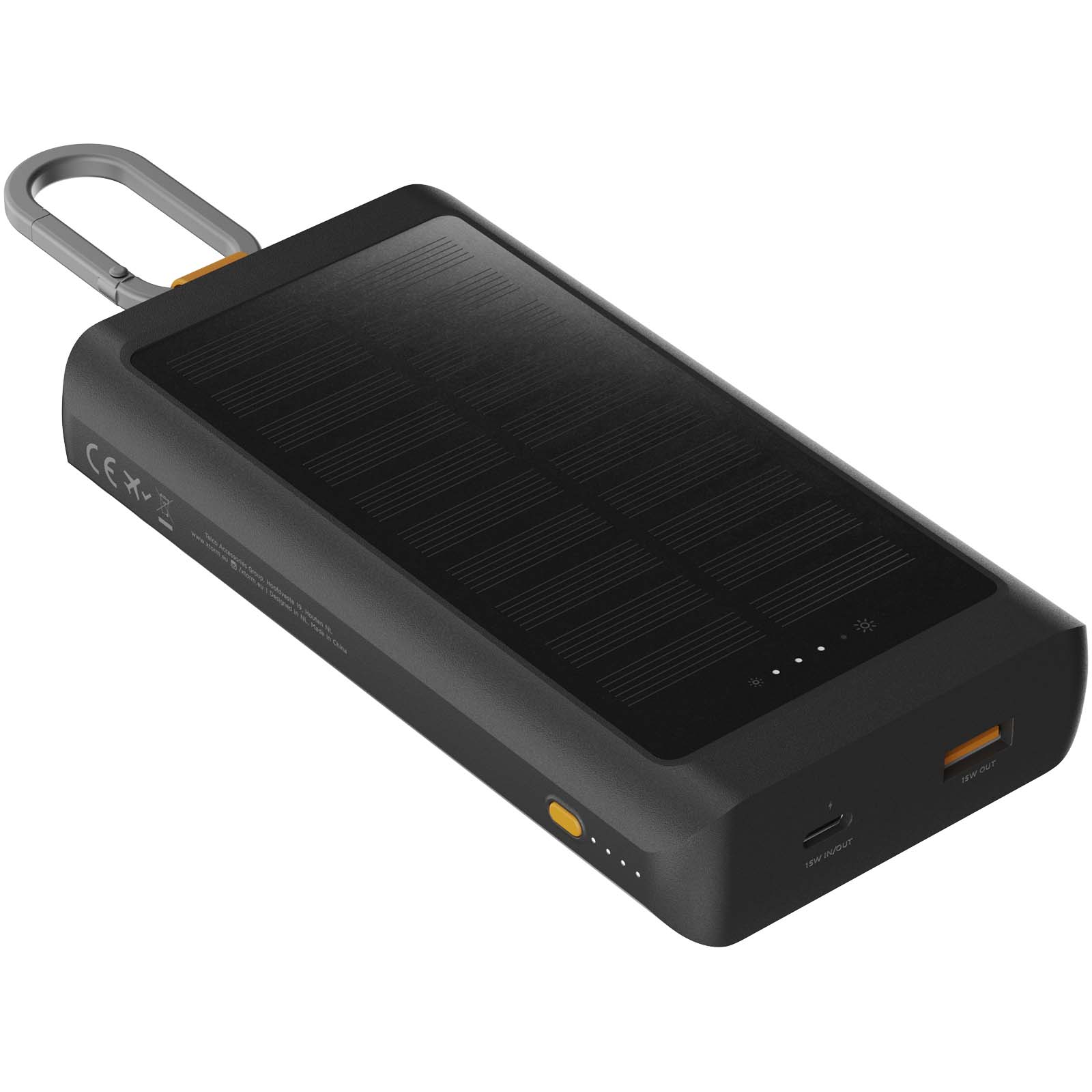 Xtorm XG2S101 Go2 10.000 mAh 15W Solar Powerbank mit Lampe kohle 3 Xtorm XG2S101 Go2 10.000 mAh 15W Solar Powerbank mit Lampe