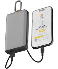 Xtorm XG2S101 Go2 10.000 mAh 15W Solar Powerbank mit Lampe kohle 12 12447984 E2