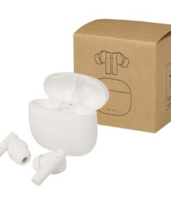 Alterf True Wireless Bluetooth® Headset aus recyceltem Kunststoff mit Silikon-Ohrstöpseln