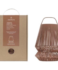 Originalhome Lampion tragbare Laterne aus recyceltem Material
