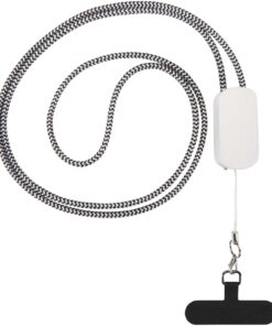 Alternative view of Anser Smartphone Lanyard aus recyceltem Kunststoff mit 27 W 5-in-1 integriertem Kabel