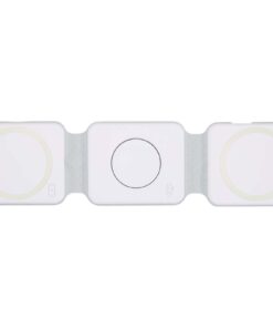 Alternative view of Armus 15 W 3-in-1 zusammenklappbares kabelloses Ladegerät aus recyceltem Kunststoff