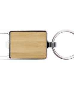 Alternative view of Snapper Schlüsselanhänger aus Bambus mit Flaschenöffner natur