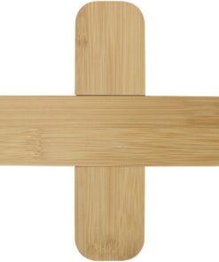 Alternative view of Croc Untersetzer aus Bambus – groß natur