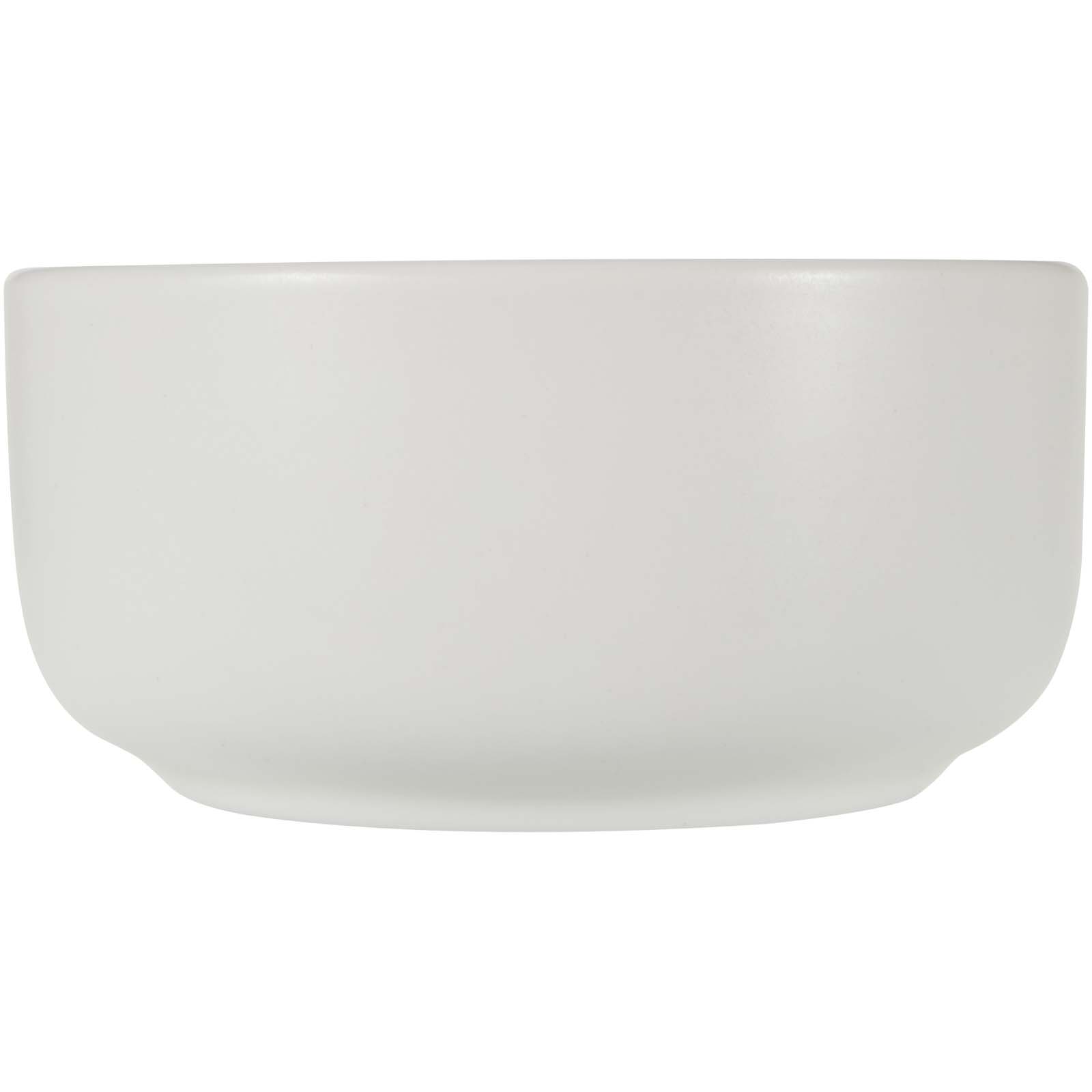 Noa Set aus Holztablett und Keramik- Servierschalen weiss 4 Noa Set aus Holztablett und Keramik- Servierschalen weiss – Bild 2