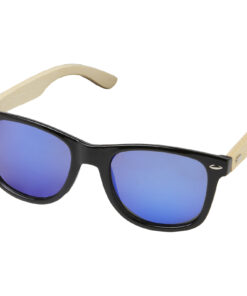 Taiyō verspiegelte polarisierte Sonnenbrille aus rPET/Bambus in Geschenkbox