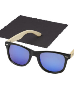 Taiyō verspiegelte polarisierte Sonnenbrille aus rPET/Bambus in Geschenkbox holz 9 12700171 E1