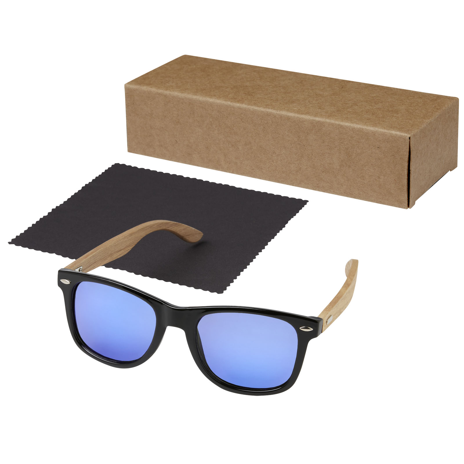 Hiru verspiegelte polarisierte Sonnenbrille aus rPET/Holz in Präsentbox holz 6 Hiru verspiegelte polarisierte Sonnenbrille aus rPET/Holz in Präsentbox holz – Bild 4