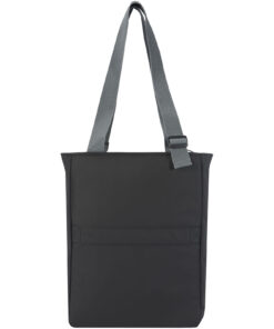 Aqua wasserabweisende 14" Laptop-Tragetasche aus GRS Recyclingmaterial 14 L schwarz 12 13003890 B1