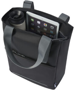 Aqua wasserabweisende 14" Laptop-Tragetasche aus GRS Recyclingmaterial 14 L schwarz 13 13003890 E1